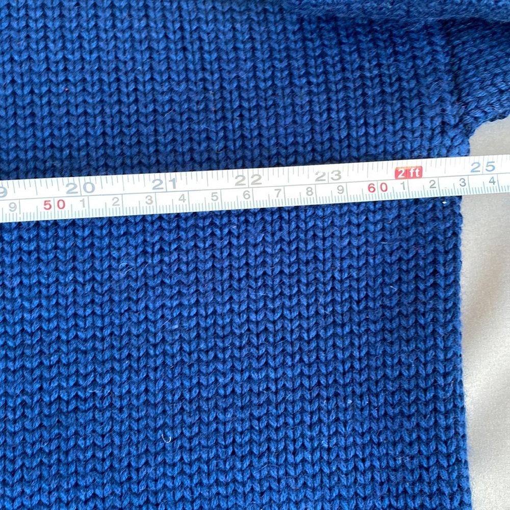 Nordstrom Bel Air Athletics Academy Crest Cardigan, Men’s Blue & Gold, Size XL - Picture 8 of 9
